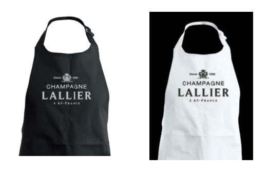 Delantales LALLIER negro/Blanco